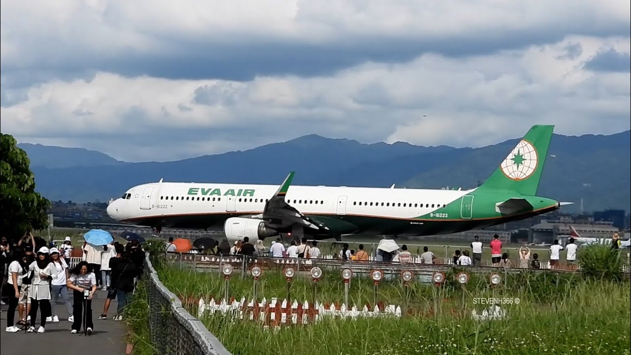 熱門打卡景點 ! 松山機場黃昏熱鬧的飛機巷~11架飛機起降 臺北松山機場TSA10跑道 | PLANE SPOTTING AT SONGSHAN AIRPORT RUNWAY 10[TSA/RCSS]