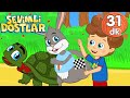 Tavşan ve Kaplumbağa ile 30 dk Sevimli Dostlar Bebek Şarkıları | Adisebaba Kids Song Nursery Rhymes