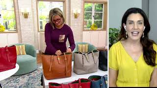 Dooney & Bourke Florentine Leather Dover Tote on QVC