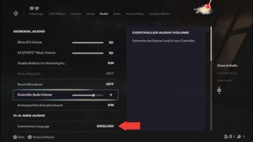 FC 26 How to change commentary  language