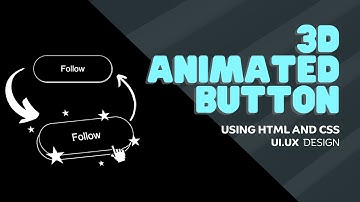 Create Stunning 3D Animated Buttons with HTML and CSS | CSS tutorial | Hello dev