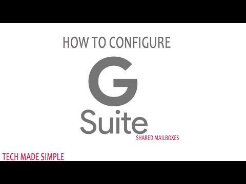 How to configure G Suite Shared Mailboxes