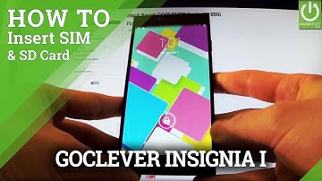 GOCLEVER Insignia 550i INSERT SIM & SD / Set Up SIM and SD Card