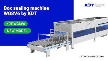 Box sealing machine WG8V6 by KDT