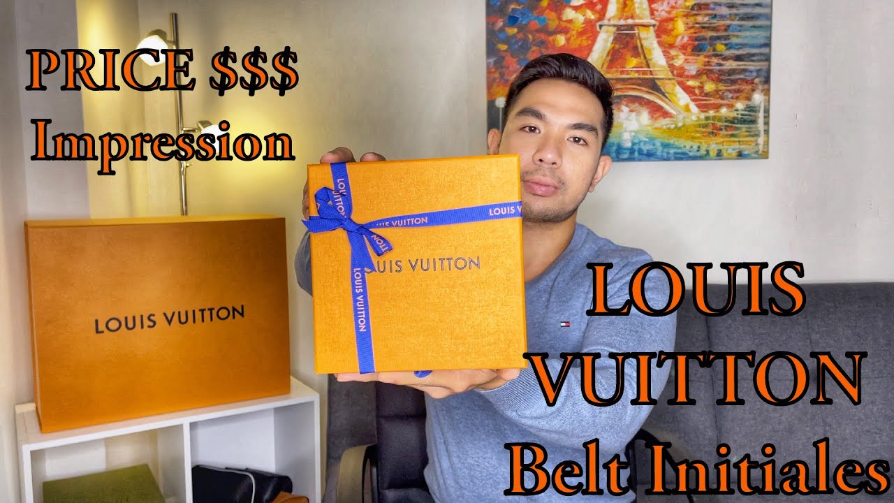 UNBOXING MY LOUIS VUITTON REVERSIBLE BELT 80CM 