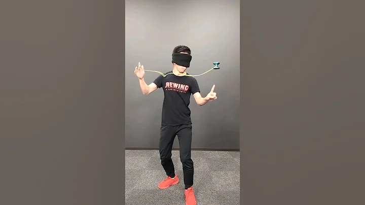 Do the DNA while blindfolded! 🪀🧬 #yoyo #DNA #yoyotricks #blindfold