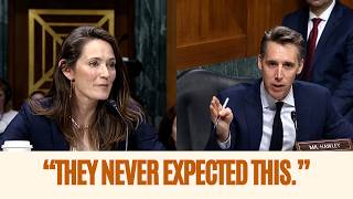 Josh Hawley HUMILIATES Anti-Trump Professor In Explosive Senate Hearing