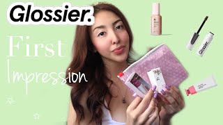GLOSSIER FIRST IMPRESSIONS/ cloud paint & nightshine💞