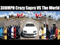 300mph supra dragster unleashed vs the best drag cars  forza horizon 5  1 mile drag battles