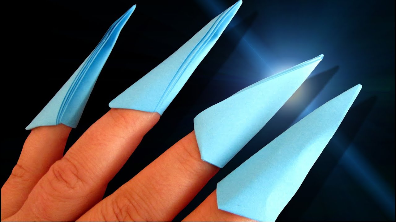 Origami facile Griffes d'Halloween YouTube