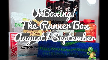 UnBoxing! The Runner Box- August/September