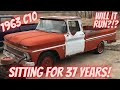 1963 Chevrolet C10 Abandoned for 37 years in a field! Will it run?!?