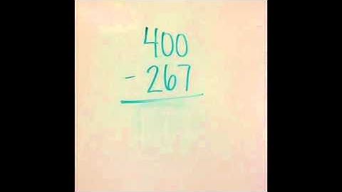 Subtraction with Box Method Tutorial