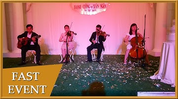 Ban Nhạc Tứ Tấu Đàn Dây Biểu Diễn Tiệc Cưới - 0932.995.932