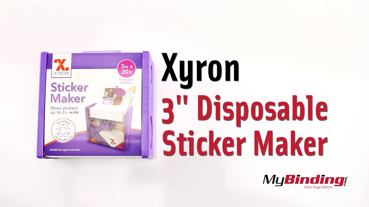 Xyron 3 Disposable Sticker Maker 3X20' Permanent