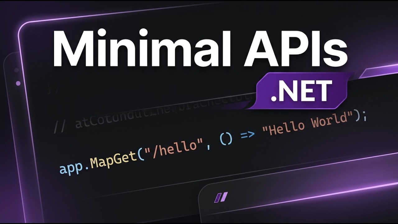 minimal api - coding tutorial Images High Quality... Building REST APIs with .NET Minimal API | Complete Tutorial - YouTube