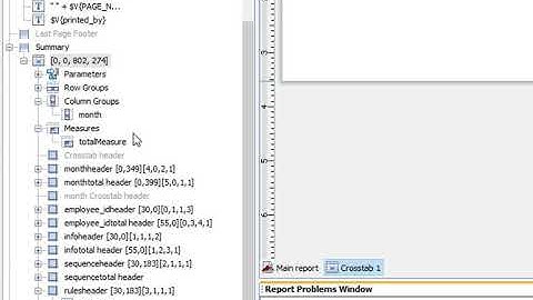 Column Grand Total in Cross Tab using iReport | Jasper Report