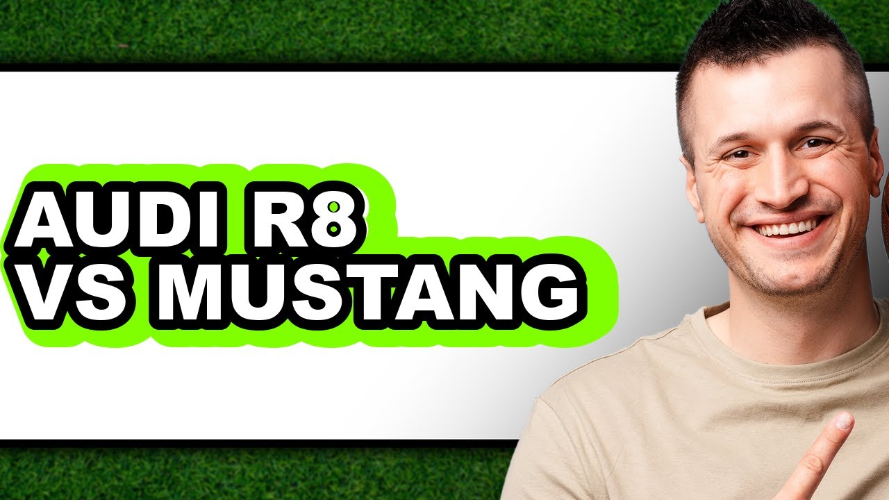 Audi R8 vs Mustang - Which is Better? - YouTube