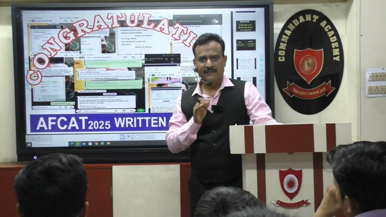 Defence Exam Success Secret – Classroom results in afcat| CommandantAcademy