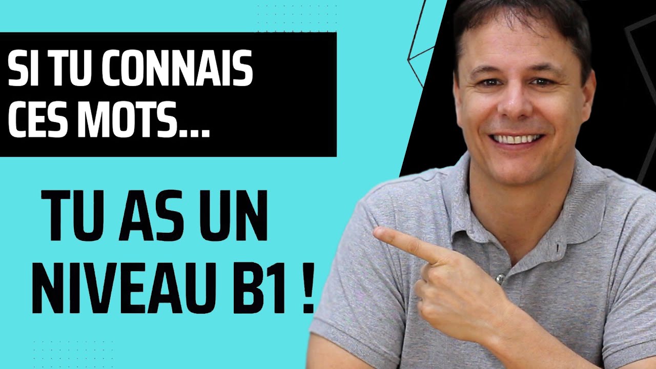 Si Tu Connais Ces Mots, Tu as un Niveau B1 en Français 👨‍🎓 - YouTube