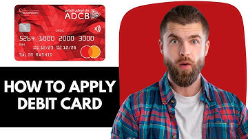 How To Apply adcb debit card online | How to Get adcb debit card online