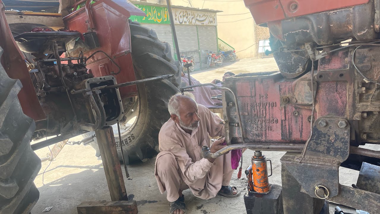 60 Years Old Mechanic Repairing FIAT tractor 640 Gear Transmission | How To Rebuild Tractor Gearbox