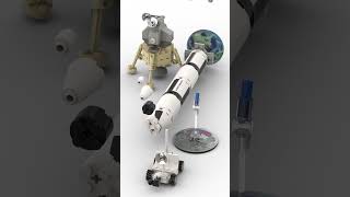 Lego 7468 Saturn V Moon Mission #shorts #lego
