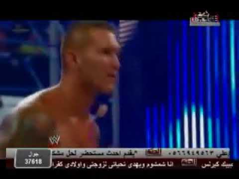 مباراة رائعه راندي أورتن ضد دانيال براين قناة الحلبة
