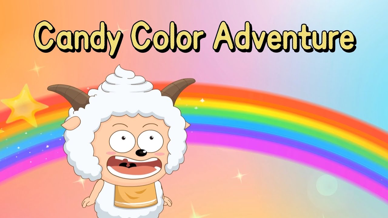 Candy Color Adventure|Nursery rhymes|PleasantGoatandBigBig Wolf|pre-school|songs|Food Fun