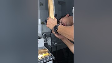 chia sẻ cắt tay vịn nhôm 3D. cầu thang kính tay vịn nhôm , cầu thang #ketchiasekinhnghiem #nhadep