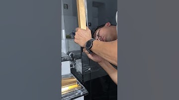 chia sẻ cắt tay vịn nhôm 3D. cầu thang kính tay vịn nhôm , cầu thang #ketchiasekinhnghiem #nhadep