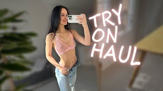 [4K] See-Through Lingerie Try on Haul with Lovely Jill