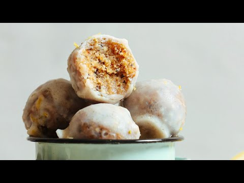 No-Bake Lemon Poppy Seed Donut Holes | Minimalist Baker Recipes