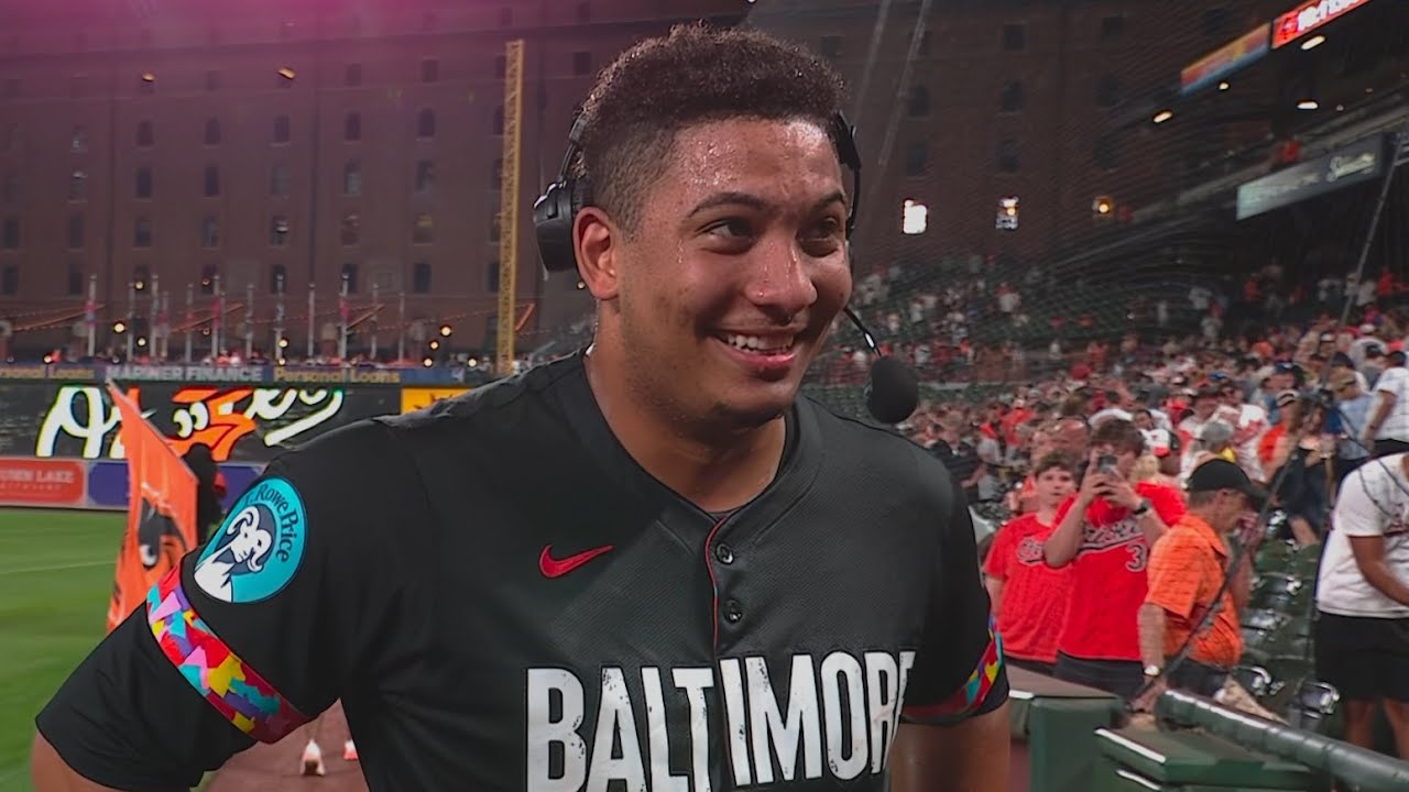 Samuel Basallo Postgame Interview on His Walkoff Home Run vs Dodgers