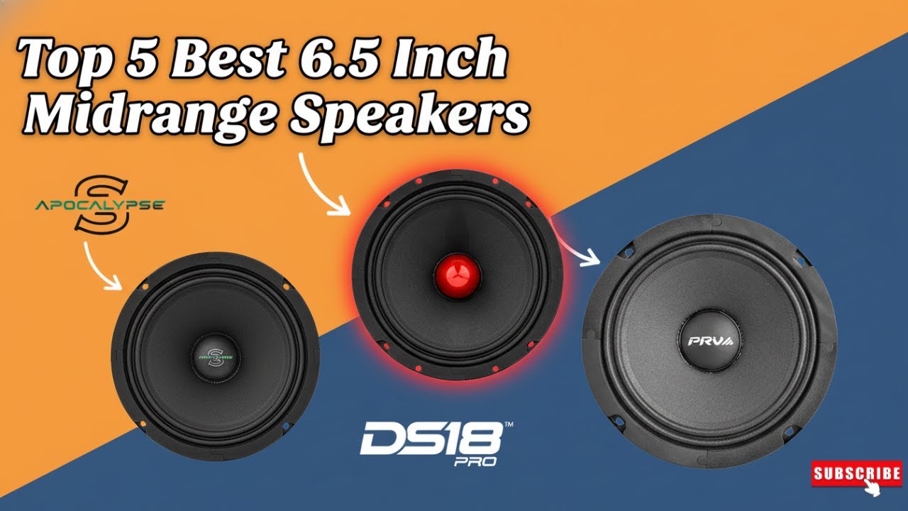 Пять лучших 6,5-дюймовых среднечастотных динамиков
