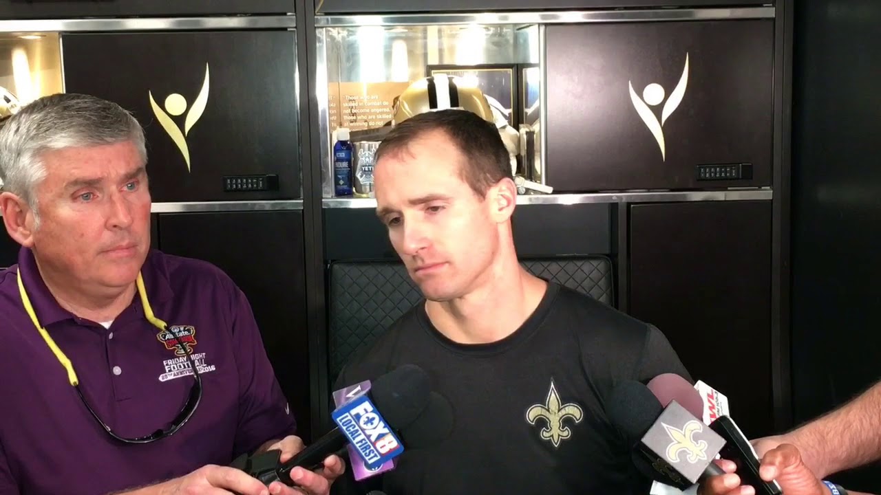 The Panthers dared Saints quarterback Drew Brees to beat them, and he did
