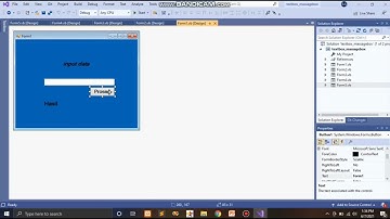 membuat data input/output dan MessageBox menggunakan VB net