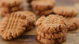 3Ingredient Peanut Butter Cookies Recipe