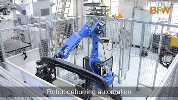 m2nxt - Deburring Automation, Front Axle Beam Machining