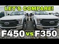 Ford's BIG BOY toys! 2019 F350 vs F450 vs F750 all together!