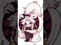Pierrot and Harlequin just want a hug and a kiss comic dub/ the freak circus.