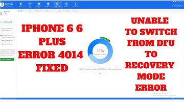 IPHONE 6 6PLUS ERROR 4014 FIX REPAIR (STUCK IN DFU MODE)