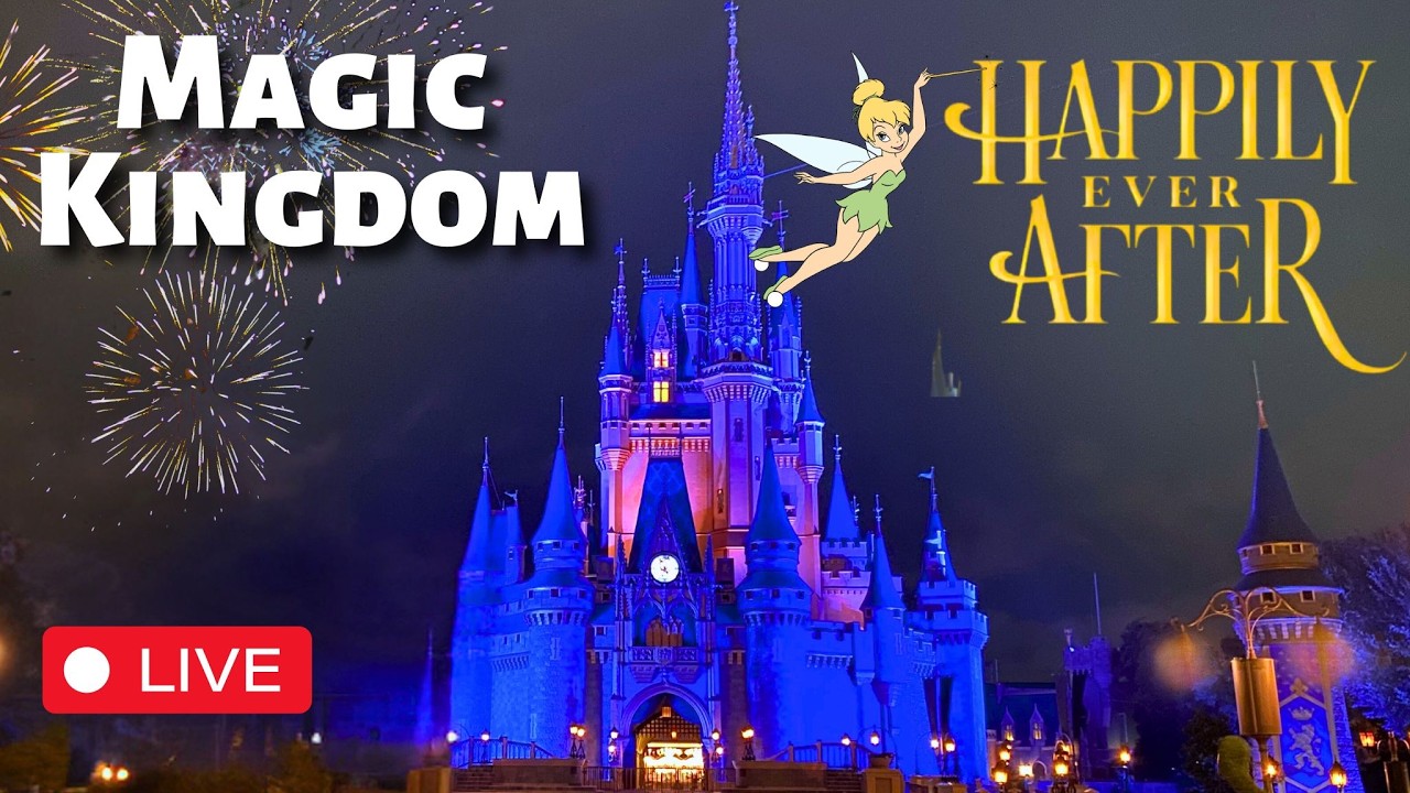 🔴LIVE🔴 MAGIC KINGDOM: Rides, Fireworks, Parade | Walt Disney World 4K