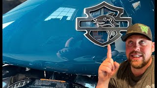 Dunphy's Cycles Machining Harley Tank Emblem