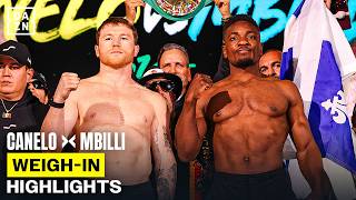 Canelo Alvarez vs. Christian Mbilli | Weigh-in Highlights