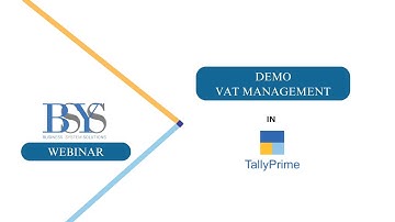 VAT Management in TallyPrime | #recordedlive #tallyprime #erp #bsys #kenya #vat