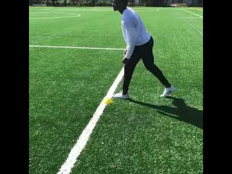 NFL WR Drills Change Of Direction