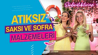 Evdeki Malzemelerle Saksı Ve Sofra Malzemeleri