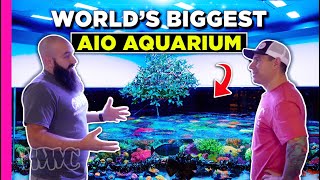 Turning the Lagoon Into the World's Biggest All In One Aquarium | 1,200 Gallon Pentagon Tank Update