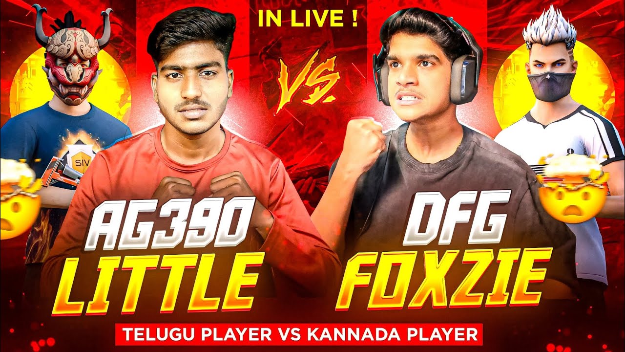 DFG GUILD 1V4 LEGEND🥶 VS AG390 LITTLE☠️ MATCH ON LIVE🥵0/7 OR WOT @DhanushFFGamer @akhileshgaming390.